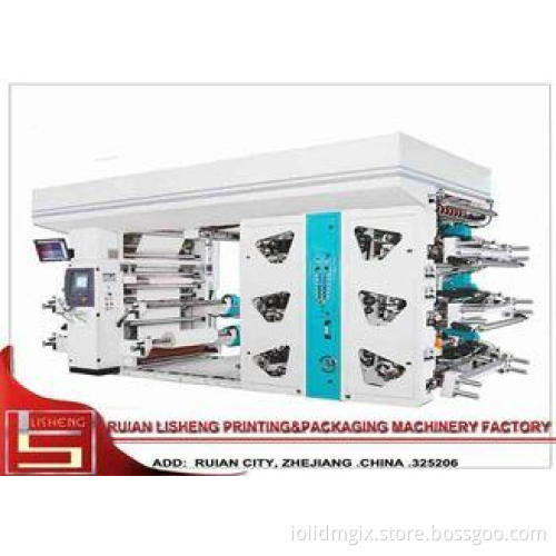 Plastic Film Flexographic Printing Machine With Double Unwi